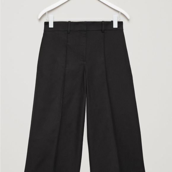 COS WIDE-LEG PANTS BLACK size 6 - Picture 3 of 15